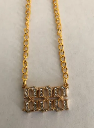Handmade 888 Angel Number Necklace thumbnail 1