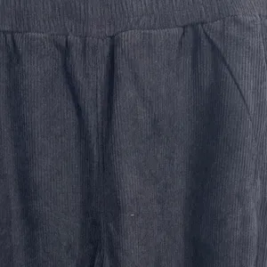 Halara Black Corduroy Wide Leg Pants XL Petite Elastic‎ Waist Pockets thumbnail 5