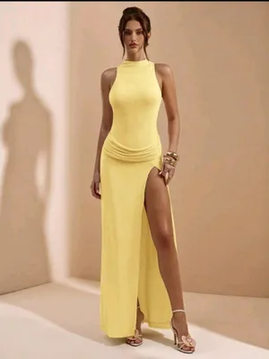 Women’s elegant bodycon maxi dress thumbnail 5
