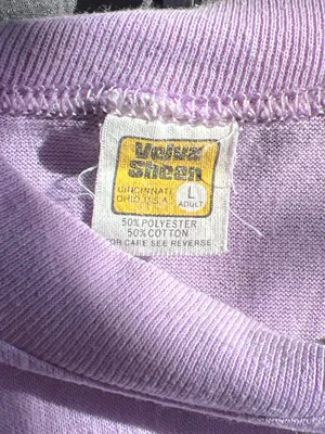 Vintage NBC Studios Tshirt Purple Size L thumbnail 2
