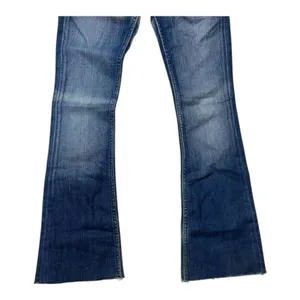 Yanuk Women Flare Jeans Size 25 Blue Denim Low-Rise Waist Cotton Bootcut Boho thumbnail 3