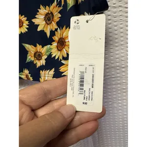 Peyton‎ & Parker Women's SZ 18.5 Sunflower Navy Polka Dots Bikini READ thumbnail 8