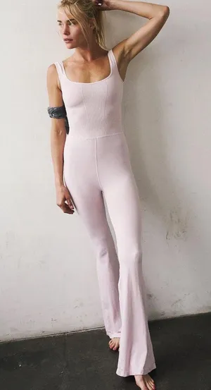 Free People Good Karma Flared Onesie thumbnail 1