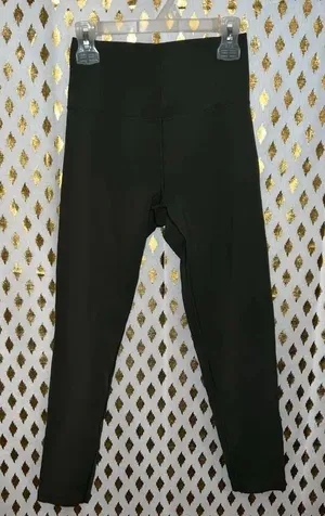 Aerie offline leggings olive green texture ribbed 7/8 high rise real good size S thumbnail 1