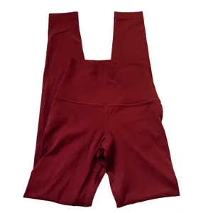 Lululemon‎ Align High-Rise Pant 28" Red Merlot Size 0 thumbnail 3