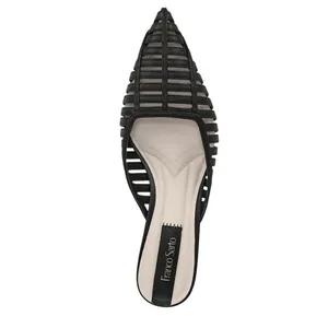 Franco Sarto Womens Strappy Marlina Mule Kitten Heels J3594S1 Black 6M thumbnail 15