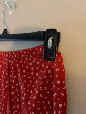 Brandy Melville Floral Skirt red thumbnail 2