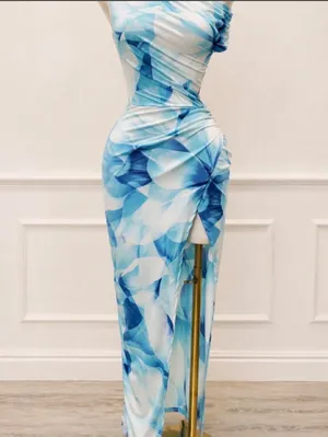 Classy Dress Blue thumbnail 2