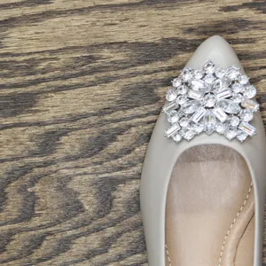 NWT Journee Collection Womens Renzo Jeweled Flats RENZO-WD Gray 5.5W thumbnail 12