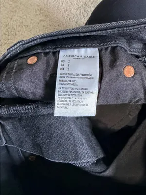 Black American Eagle Shorts Jean thumbnail 3