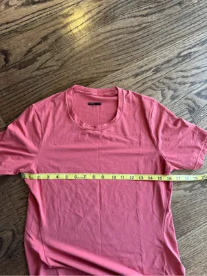 Janji medium Clay red Circa Daily Tee Short Sleeve Fitted Running Pilates Yoga thumbnail 9