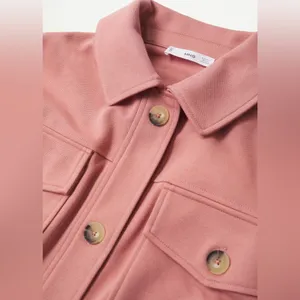Mango Chest-Pocket Cotton Overshirt thumbnail 5