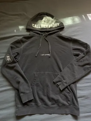 Barstool Call her daddy Gray Graphic Pullover Hoodie thumbnail 1