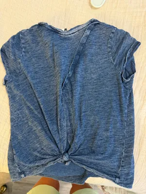 Universal Threads Basic blue baby tee S thumbnail 3