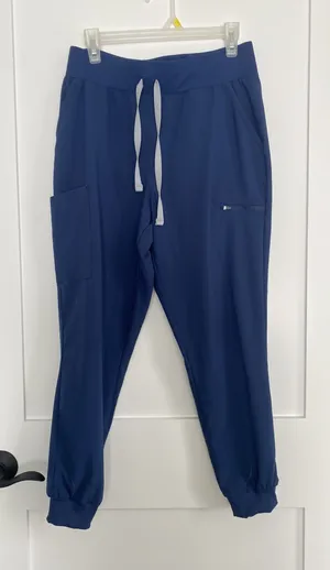 Easy Stretch Scrub Bottom Navy Blue Size M thumbnail 1