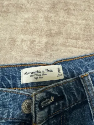 Abercrombie & Fitch curve love mom shorts 4” size 32/14 thumbnail 3