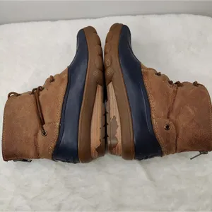 Brown blue Sperry Duck rain Boot sz 7 thumbnail 5