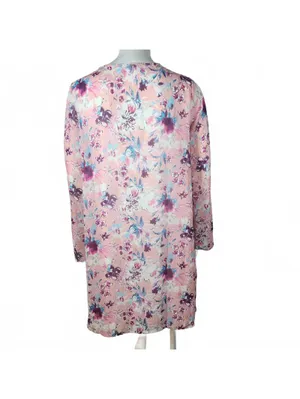NWT Pinkblush Floral Print Long Sleeve V-Neck Dress (S) thumbnail 4