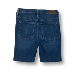 Madewell 10"‎ High Rise Roadtripper 30 Skinny Jeans Dark Wash Stretch Blue Denim thumbnail 3