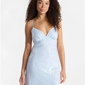 No Boundaries Women's Sequin Cami Mini Dress, Women's, size XXS thumbnail 3