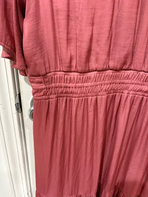 Liverpool Rose Satin Midi Dress Large thumbnail 9