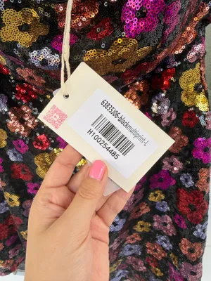 Hello Molly Sequin Floral Formal Dress thumbnail 3