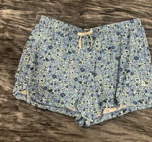Floral Blue Women's Shorts Size S by JB thumbnail 1