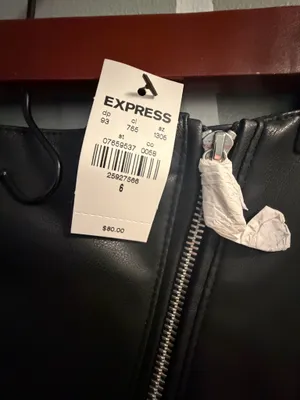 Express Faux Leather Skirt thumbnail 3