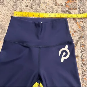 PELOTON Navy Contrast‎ Show Up Rib Leggings Size S thumbnail 6