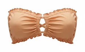 NWT Toast x Free People bandeau bikini top sandstone thumbnail 1