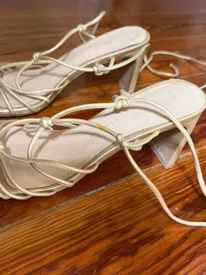 Chinese Laundry Yita Gold Strappy Heels thumbnail 5