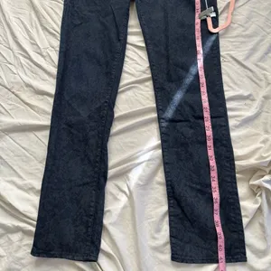 Rock & Republic Blue Floral Jacquard Skinny Pants M Y2K Low Rise Stretch thumbnail 6
