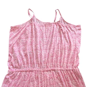 Pretty Secrets Romper 28/30 Pink Animal Print Adjustable Sleepwear New thumbnail 5