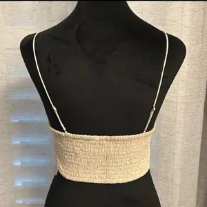 NWOT Free People | FP One Cream One Carrie Flocked Bralette Sz Small thumbnail 5