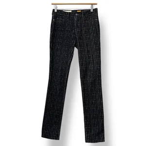 Pilcro‎ Anthropologie Womens Serif Fit Corduroy Pants 27 Textured Geometric Soft thumbnail 2