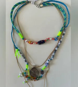 Free People x Ariana Ost, My Magic Layered necklace nwt thumbnail 4