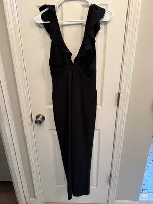 Lulus Black Ruffled Jumpsuit Leilani thumbnail 4
