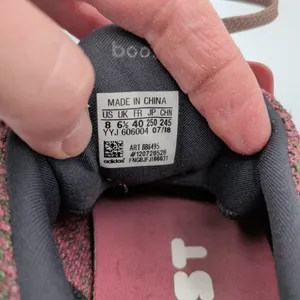 Adidas Ultraboost 4.0 Womens 8 Raw Pink Ash‎ Silver Running Shoes BB6495 thumbnail 8