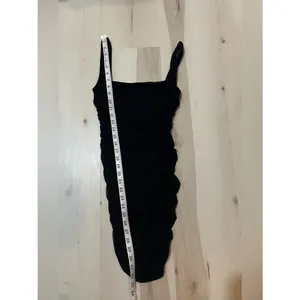 Naked Wardrobe New Women Small Black The Meshed Up Bodysuit Mini Dress Baddie thumbnail 7