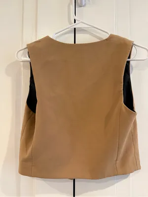 Zara Vest tan thumbnail 3