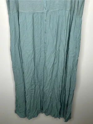 Frye Blue Sleeveless Button Front Maxi Dress Size XXL thumbnail 7
