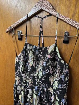 Free People Intimately FP Heat Wave Printed Maxi Dress Midnight Combo Small thumbnail 8