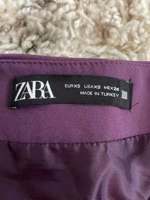 ZARA Purple skirt thumbnail 4