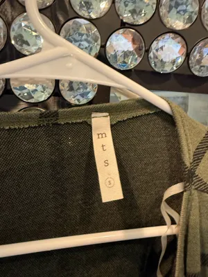 Mts green plaid cardigan thumbnail 2