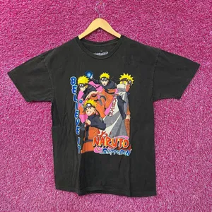 Naruto Shippuden Believe It Naruto Uzumaki Anime Tee L thumbnail 1