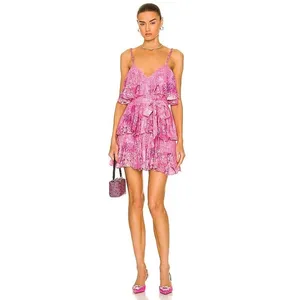 HEMANT & NANDITA Amal Floral Dress Size Large New with‎ Tags thumbnail 6