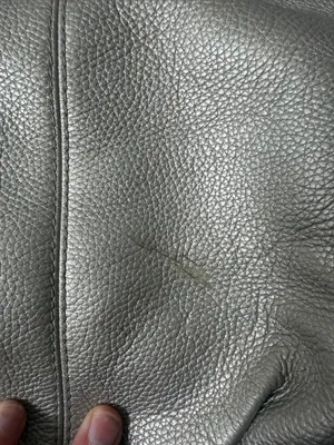 Coach Silver Metallic Pebbled Leather Brooke Duffle Hobo Bag F15064 thumbnail 4