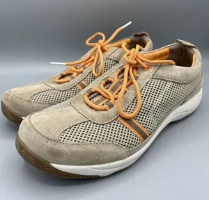 Dansko Tan Suede Leather Lace Up‎ Sneakers Comfort Size 39 thumbnail 1