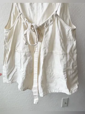 Free People We The Free Freebird Shortalls - pelican cream ivory thumbnail 9