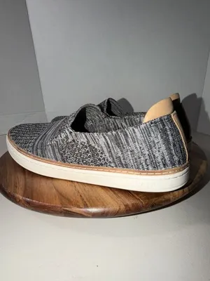 UGG Sammy Gray Heather Knit Slip-On Sneakers Women’s Sz 9.5 thumbnail 3